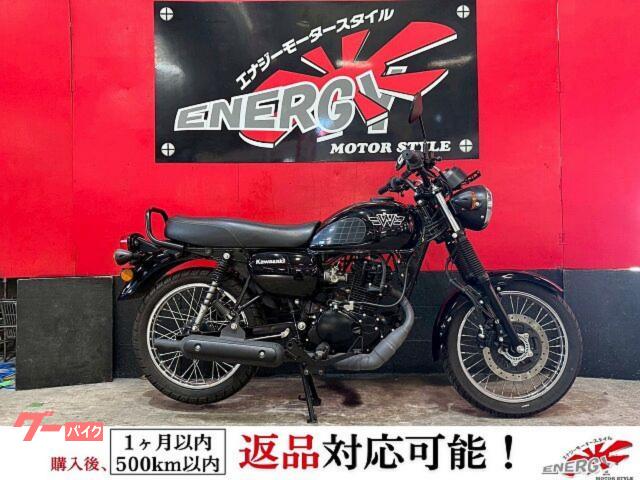 Ｗ１７５　２０２３年式　ワンオーナー　フルノーマル　スマホホルダー　タンデムバー　新品バッテリー　１年保証
