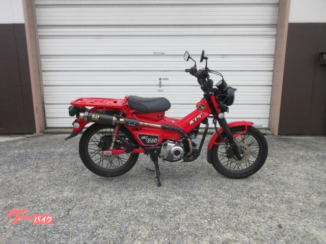 ＣＴ１２５ハンターカブ　２０２０年モデル　ヨシムラマフラー　カスタムシート　社外リアサス　フォグランプ　メーター交換車　ワンオーナ