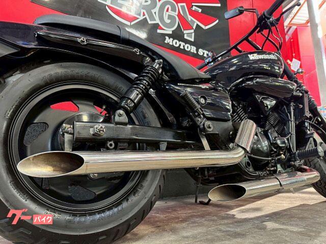 カワサキ エリミネーター250V スラッシュカットマフラー カスタム