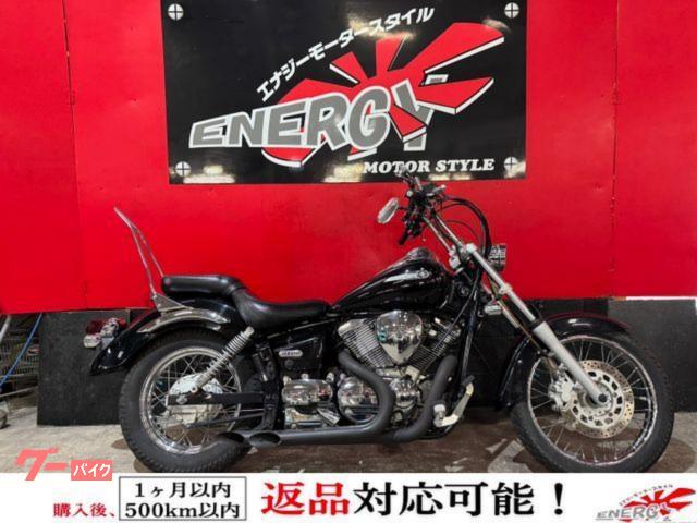 ドラッグスター２５０　スラッシュカットマフラー　ＥＴＣ　サイドバック　カスタムハンドル　バックレスト　社外ヘッドライト　ウインカー