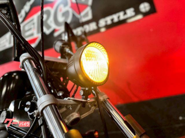ヤマハ ドラッグスター250 スラッシュカットマフラー ピーナッツ