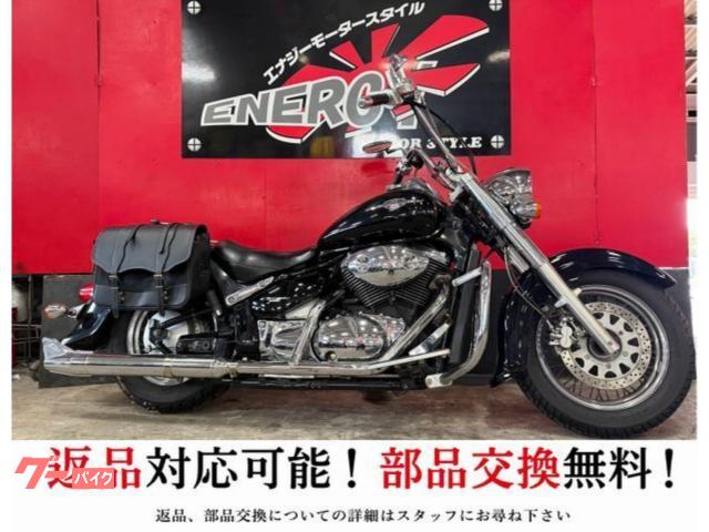 イントルーダークラシック４００　／フィッシュテールマフラー　アップハンドル　サイドバッグ　エンジンガード　新品バッテリー　１年保証