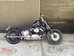 ヤマハ　ドラッグスター４００カスタム　フリスコカスタム　社外マフラー　社外スポタン