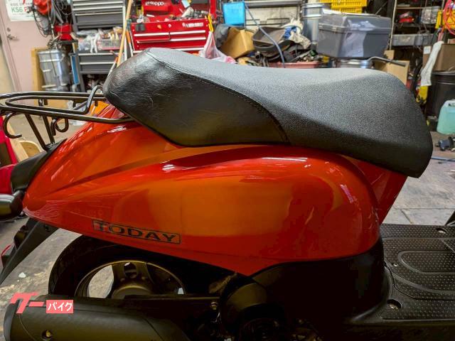 売約済み　ホンダ トゥデイF 橙 4スト Fl 普通に乗れる 福岡市 ホンダ トゥデイ 外装新品交換済 グリップ新品 4サイクル