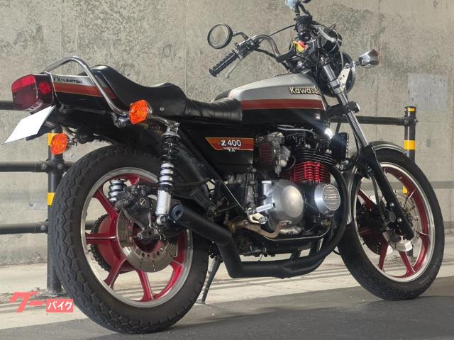 カワサキ Z400FX ウオタニ 社外タコメーター タンデムバー