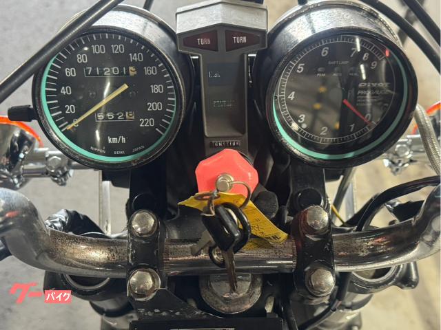 カワサキ Z400FX ウオタニ 社外タコメーター タンデムバー