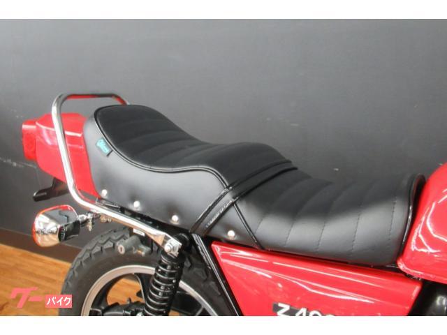 z400FX赤ソリッド外装 俺が作る赤ソリFX‼️ Kawasaki Z400FX Solid Red Produced by