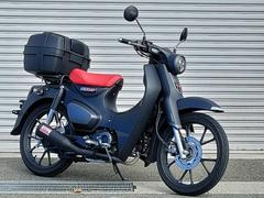 ホンダ　スーパーカブＣ１２５　２０２１年モデル　モリワキマフラー　トップケース　マットグレー