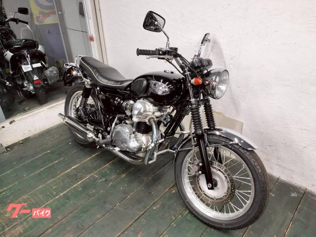 カワサキ W650 ビートフルエキゾーストマフラー エンジンガード