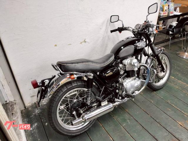 カワサキ W650 ビートフルエキゾーストマフラー エンジンガード