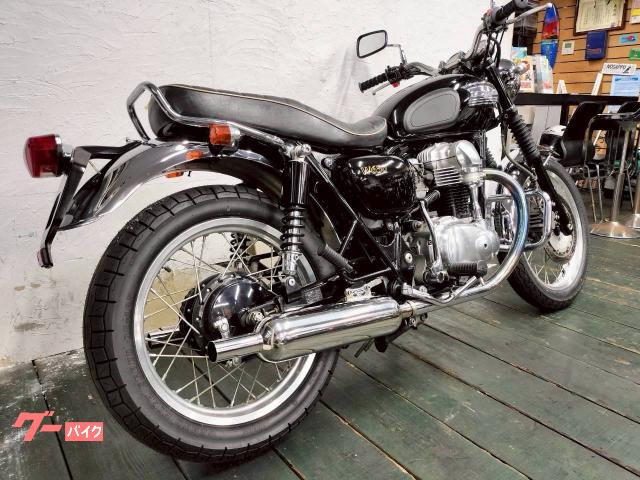 カワサキ W650 ビートフルエキゾーストマフラー エンジンガード