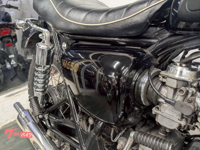 カワサキ Ｗ６５０ ローシート ＳＰ忠男フルエキマフラー バッテリー
