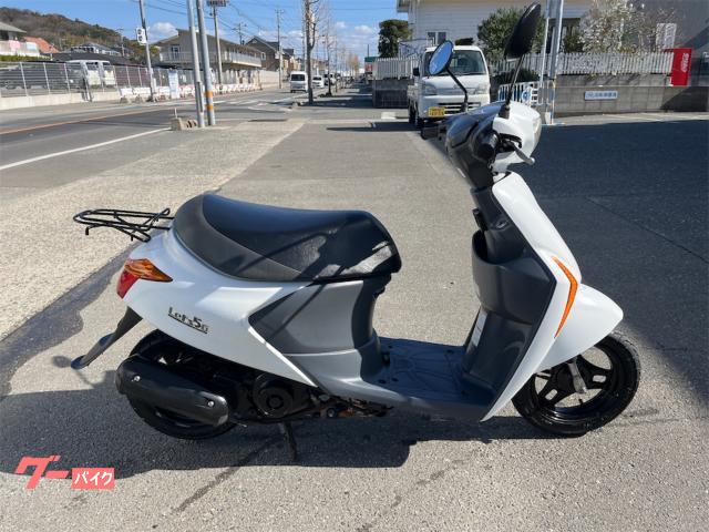 値下げ！★実動！レッツ5G Fi インジェクション 盗難防止アラーム付き！バッテリー新品！ 6204km 千葉 原付 買い物 通勤 即日配送可 50cc★ スズキ レッツ5G FI 盗難防止センサー付｜ウエスト・ジャパン