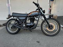 カワサキ　２５０ＴＲ　スクランブラー仕様　マフラー　ライト　メーター　アルミフェンダー　テールカスタム