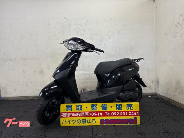 タクト　ＡＦ７５　ＦＩインジェクション　４サイクル　ブラック　セル付き　メットイン付き　ノーマル