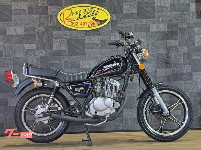 スズキ ＧＮ１２５Ｈ カスタムシート ショート管マフラー付き｜バイクショップライズ 九大北店｜新車・中古バイクなら【グーバイク】