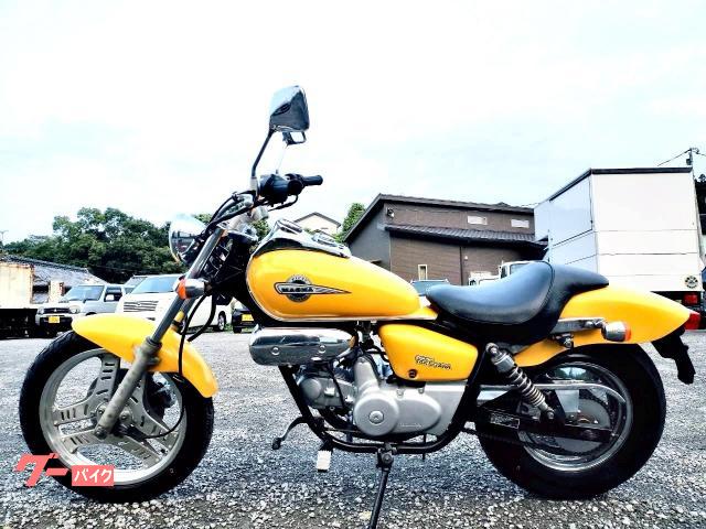 ホンダマグナ50 珍しいイエロー　マグナフィフティ Here's how to use the Magna 50! MAGNA50 MAGNAFIFTY Honda Moped