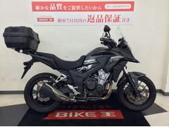 ホンダ　４００Ｘ　ＡＢＳ　ＵＳＢ１口　ナックルバイザー　グリップヒーター　Ｒキャリア　トップケース　メットホルダ　ＤＣソケット