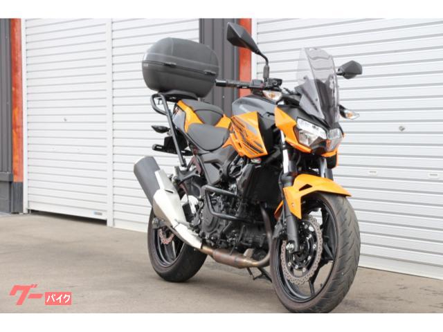 麦 カワサキ Z400 MZSTUNING製レバー リアボックス