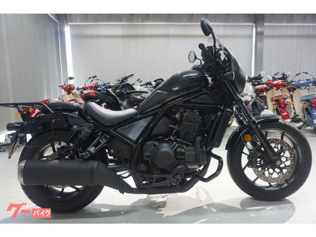 レブル１１００　ＤＣＴ　ガンメタ２０２２　グリップヒーター　ＥＴＣ２．０　純正Ｆカウル　リアキャリア　エンジンガード　中古車