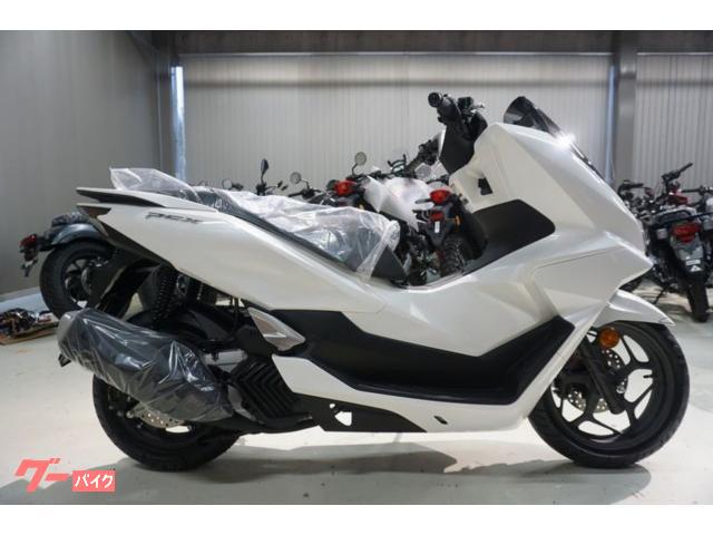 ＰＣＸ　２０２５ＮＥＷモデル　純正スポーツグリップヒーター＆純正本革キーケース付　パールスノーフレークホワイト　新車