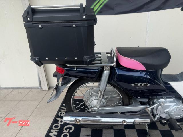 ホンダ スーパーカブC50 スマホホルダー付き 風防付き リアボックス