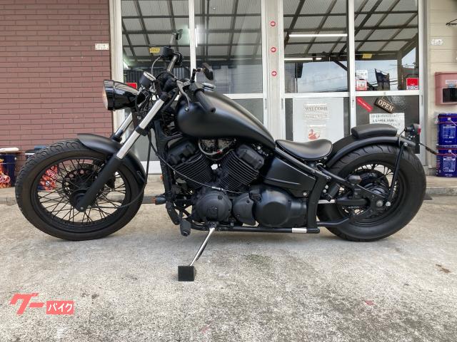 ドラックスター400カスタムマフラー黒塗装 ドラックスター400カスタムマフラー黒塗装 ドラックスター400