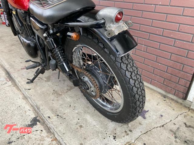 カワサキ 250TR キャブ タイヤ前後・バッテリー新品交換