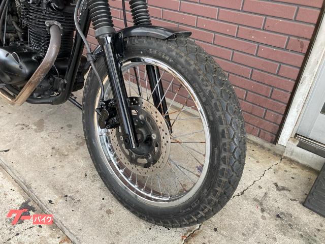 カワサキ 250TR キャブ タイヤ前後・バッテリー新品交換