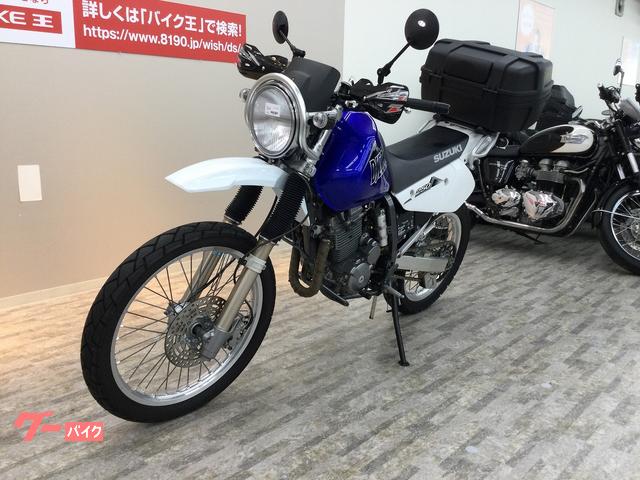 スズキ ジェベル２５０ＸＣ ナックルガード、社外ハンドル、トップ