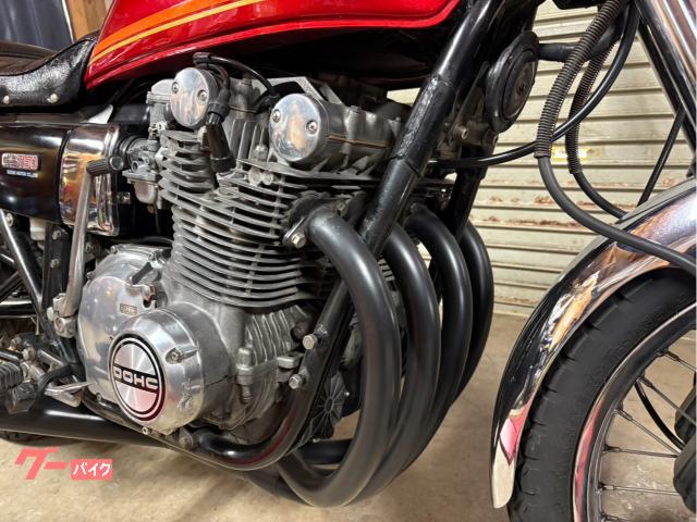 GS750 タックロール コメント歓迎 スズキ GS750 ショート管 ETC タックロールシート