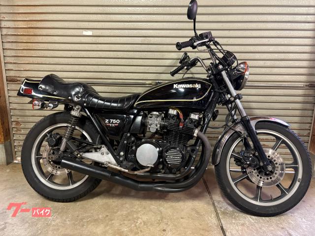 カワサキ Z750FXII 国内物 ショート管 タックロールシート