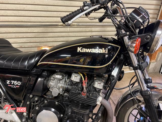 カワサキ Z750FXII 国内物 ショート管 タックロールシート