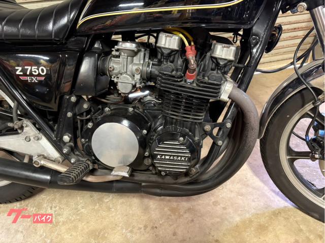 カワサキ Z750FXII 国内物 ショート管 タックロールシート