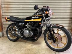 カワサキ　Ｚ５５０ＦＸ　ショート管　ＦＣＲキャブ　ウオタニＳＰ２　ウエダレーシングスイングアーム　トップブリッジ　トマゼリセパハン　フェンダ