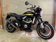 カワサキ　Ｚ９００ＲＳ　ストライカーフルエキ　ロングテールカウル　ＯＶＥＲサブフレーム　グリップヒーター　タックロールシート　ＥＴＣ　ＵＳＢ