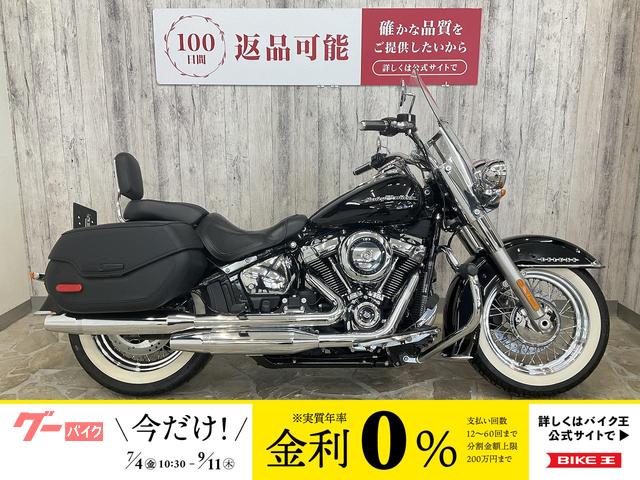 ＦＬＤＥ　ソフテイルデラックス　純正オプション　サドルバッグ　シーシーバー　スクリーン　グリップヒーター　エンジンガード