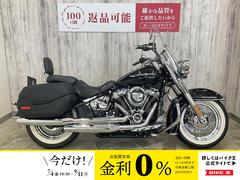 ＨＡＲＬＥＹ−ＤＡＶＩＤＳＯＮ　ＦＬＤＥ　ソフテイルデラックス　純正オプション　サドルバッグ　シーシーバー　スクリーン　グリップヒーター　エンジンガード