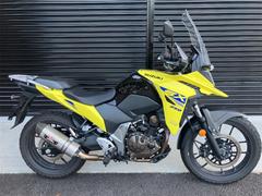 スズキ　Ｖ−ストローム２５０ＳＸ　ヨシムラマフラー　ローダウン　ローシート・ナックルガード付き　シールド社外　ＥＴＣ＆ＵＳＢ充電器付き