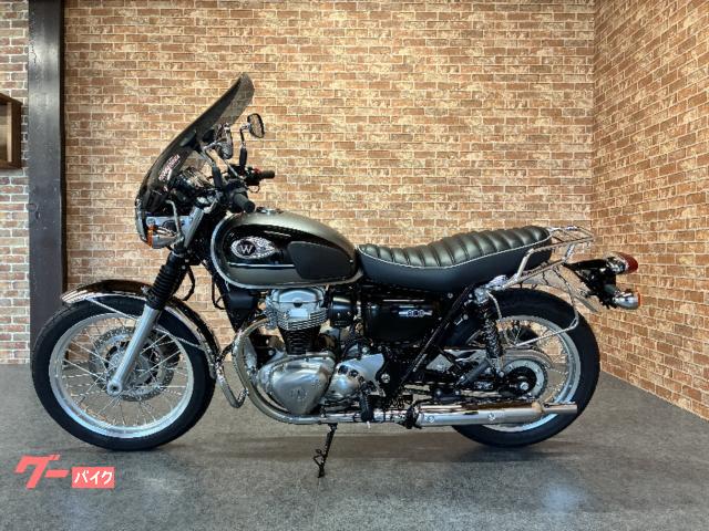 Ｗ８００　２０２４年モデル　ＥＴＣ　スクリーン　サドルバッグサポート　ＬＥＤライト　バーチカルツイン