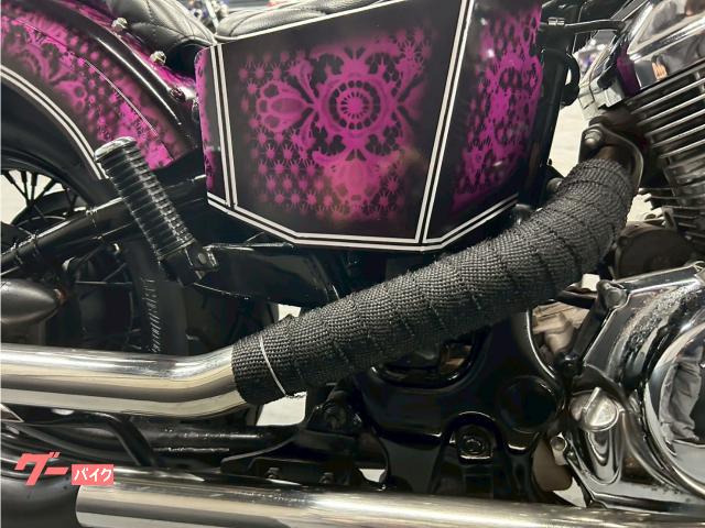 スティード600フルカスタム 構造変更済み ホンダ スティード600 フルカスタム ジョッキーシフト｜BIKE