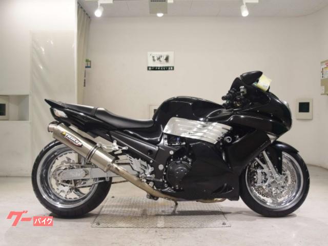 ＺＺ−Ｒ１４００　フルカスタム　ＲｏａｒｉｎｇＴｏｙｚローロング　ストライカーフルエキ　極太２４０タイヤ