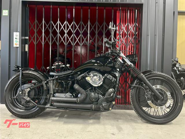 ドラッグスター４００　ストレッチタンク　フルブラックカスタム