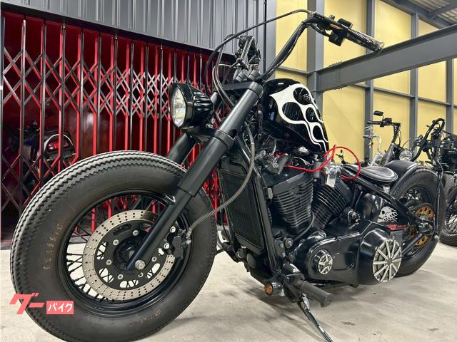 バルカン400 カワサキ バルカン400クラシック ブラックカスタム｜BIKE