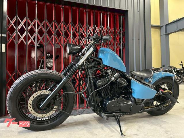 ホンダ スティード400 フルカスタム 前後タイヤ チェーン ブーツ