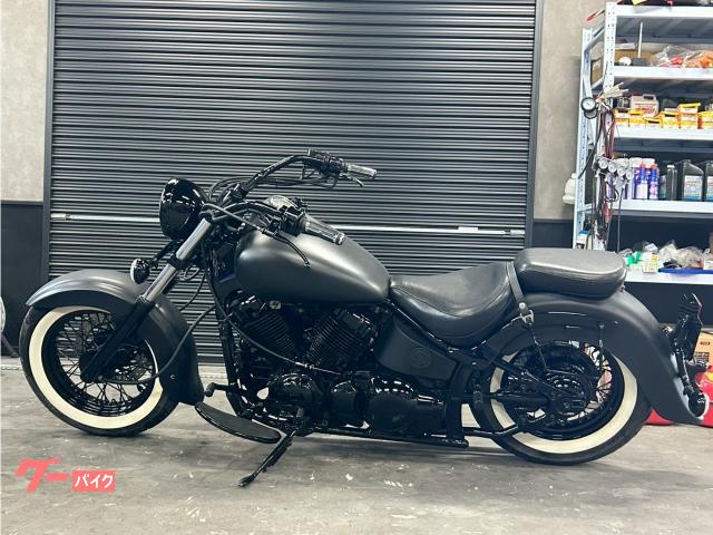 ヤマハ ドラッグスター400クラシック フルマットブラック｜BIKE