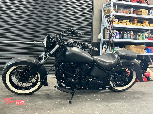 ヤマハ ドラッグスター400クラシック フルマットブラック｜BIKE