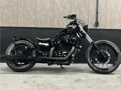 ホンダ　スティード４００　フルブラックカスタム　ガトリングマフラー