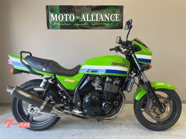 ＺＲＸ４００　ストライカーフルエキマフラー　純正オプショングラブバー　アップハンドル　エンジンスライダー　６ポッドモデル