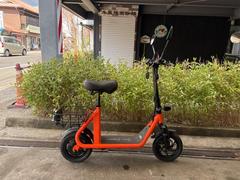 サンエンペラー　ＳＳ１　特定小型原動機付自転車　ＥＶバイク　免許不要　公道走行可　リアバスケット付